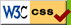 logo WC3 CSS válido