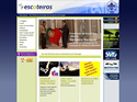 Print Screen da Associaçã dos Escoteiros de Portugal (AEP)